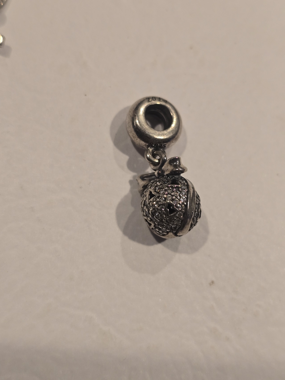 Pandora Silver Pomegranate Dangle Charm